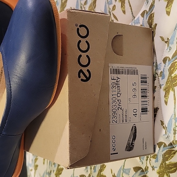 NIB Ecco Angel Flats in Mediveval Blue - Picture 5 of 7